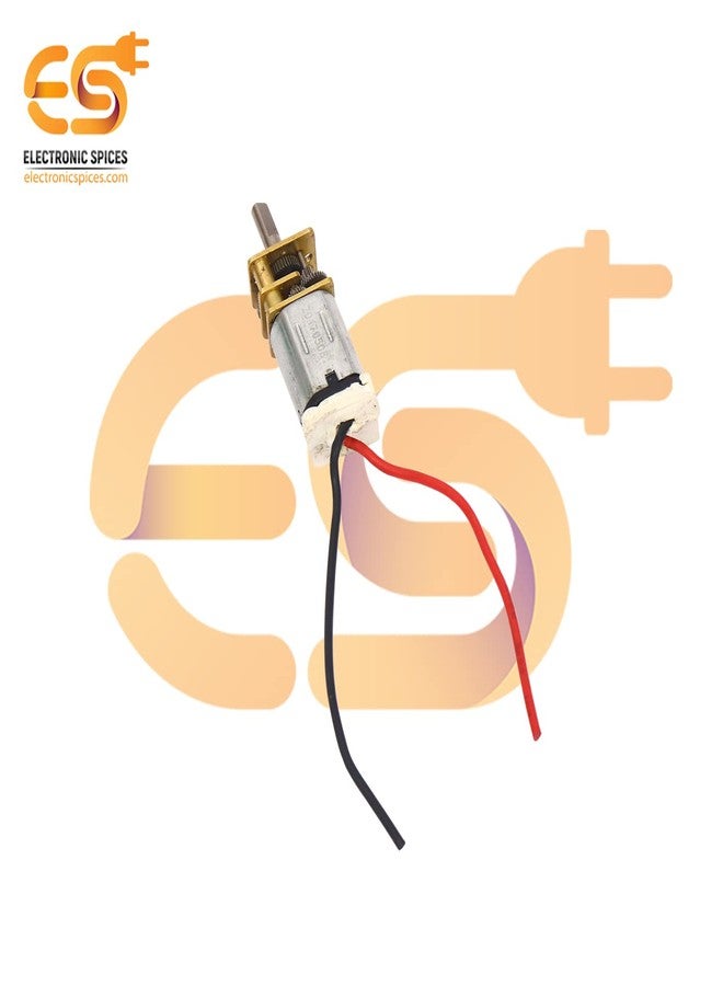 إلكترونيك سبايسس محرك إلكتروني صغير ذو تروس معدنية، يعمل بجهد 12 فولت تيار مستمر وسرعة 600 دورة في الدقيقة، من نوع Electronic Spices N20 - Image 5